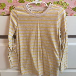 Yellow and gray long sleeve